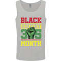 Black History Month Lives Matter African Mens Vest Tank Top Sports Grey