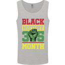 Black History Month Lives Matter African Mens Vest Tank Top Sports Grey
