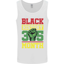 Black History Month Lives Matter African Mens Vest Tank Top White