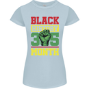 Black History Month Lives Matter African Womens Petite Cut T-Shirt Light Blue