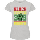 Black History Month Lives Matter African Womens Petite Cut T-Shirt Sports Grey