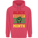 Black History Month Lives Matter Childrens Kids Hoodie Heliconia