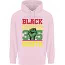 Black History Month Lives Matter Childrens Kids Hoodie Light Pink