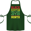 Black History Month Lives Matter Cotton Apron 100% Organic Forest Green