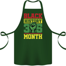 Black History Month Lives Matter Cotton Apron 100% Organic Forest Green