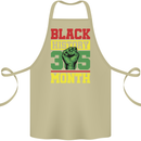 Black History Month Lives Matter Cotton Apron 100% Organic Khaki