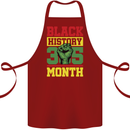 Black History Month Lives Matter Cotton Apron 100% Organic Maroon