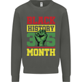 Black History Month Lives Matter Kids Sweatshirt Jumper Storm Grey