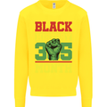 Black History Month Lives Matter Kids Sweatshirt Jumper Yellow