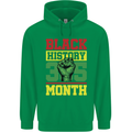 Black History Month Lives Matter Mens 80% Cotton Hoodie Irish Green