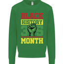 Black History Month Lives Matter Mens Sweatshirt Jumper Irish Green