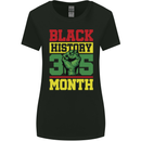 Black History Month Lives Matter Womens Wider Cut T-Shirt Black