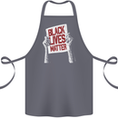 Black Lives Matter Racial Equality Sign Cotton Apron 100% Organic Steel