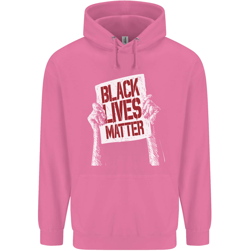 Black Lives Matter Racial Equality Sign Mens 80% Cotton Hoodie Azelea