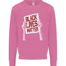 Black Lives Matter Racial Equality Sign Mens Sweatshirt Jumper Azalea