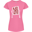 Black Lives Matter Racial Equality Sign Womens Petite Cut T-Shirt Azalea