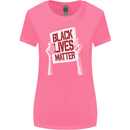 Black Lives Matter Racial Equality Sign Womens Wider Cut T-Shirt Azalea