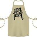 Black Lives Matter Sign Racial Equality Cotton Apron 100% Organic Khaki