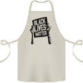 Black Lives Matter Sign Racial Equality Cotton Apron 100% Organic Natural