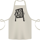 Black Lives Matter Sign Racial Equality Cotton Apron 100% Organic Natural