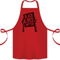 Black Lives Matter Sign Racial Equality Cotton Apron 100% Organic Red