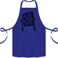 Black Lives Matter Sign Racial Equality Cotton Apron 100% Organic Royal Blue