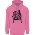 Black Lives Matter Sign Racial Equality Mens 80% Cotton Hoodie Azelea