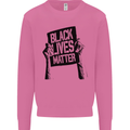 Black Lives Matter Sign Racial Equality Mens Sweatshirt Jumper Azalea