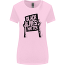 Black Lives Matter Sign Racial Equality Womens Wider Cut T-Shirt Light Pink