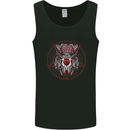 Black Metal Demonic Skull Heavy Metal Mens Vest Tank Top Black