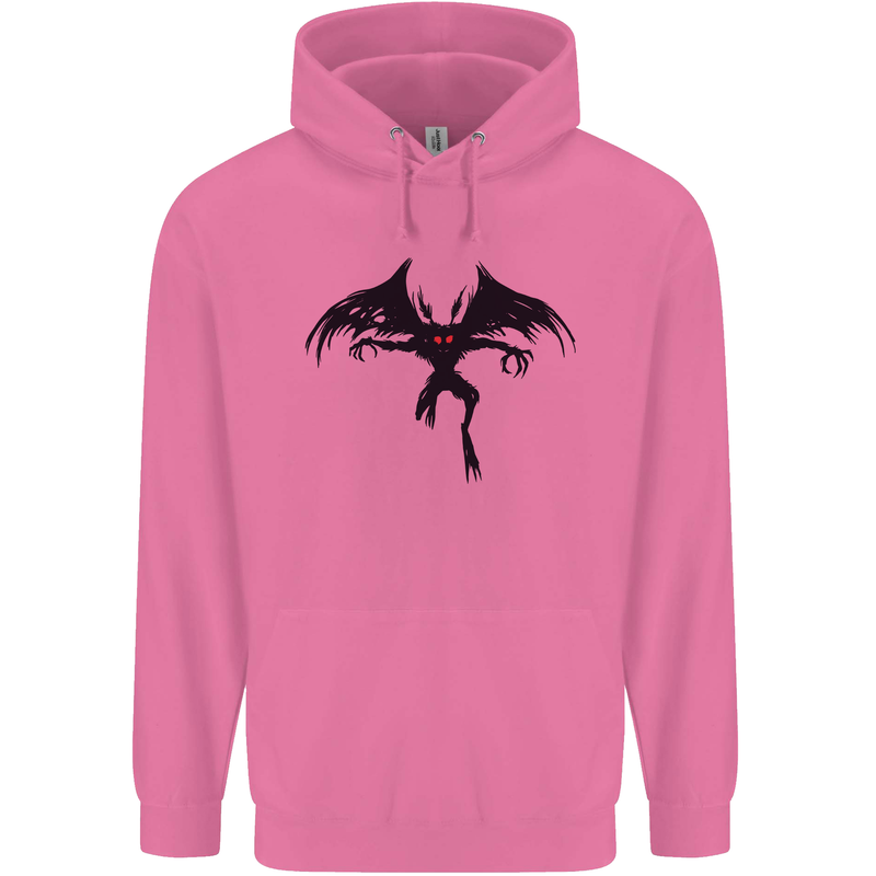 Black Mothman Mens 80% Cotton Hoodie Azelea