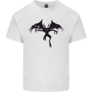 Black Mothman Mens Cotton T-Shirt Tee Top White