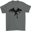 Black Mothman Mens T-Shirt 100% Cotton Charcoal