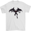 Black Mothman Mens T-Shirt 100% Cotton White
