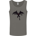 Black Mothman Mens Vest Tank Top Charcoal