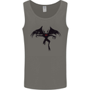 Black Mothman Mens Vest Tank Top Charcoal
