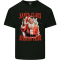 Black Santa Claus African Pride Christmas Kids T-Shirt Childrens Black