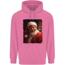 Black Santa Claus Christmas Xmas Mens 80% Cotton Hoodie Azelea