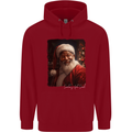 Black Santa's Got Soul Christmas Xmas Childrens Kids Hoodie Red