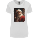 Black Santa's Got Soul Christmas Xmas Womens Wider Cut T-Shirt White