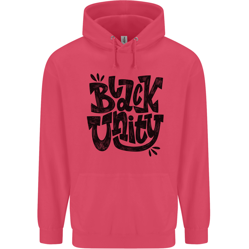 Black Unity Black Lives Matter Juneteenth Childrens Kids Hoodie Heliconia