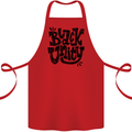 Black Unity Black Lives Matter Juneteenth Cotton Apron 100% Organic Red