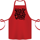 Black Unity Black Lives Matter Juneteenth Cotton Apron 100% Organic Red