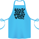 Black Unity Black Lives Matter Juneteenth Cotton Apron 100% Organic Turquoise