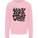 Black Unity Black Lives Matter Juneteenth Kids Sweatshirt Jumper Light Pink