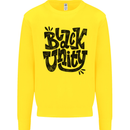 Black Unity Black Lives Matter Juneteenth Kids Sweatshirt Jumper Yellow
