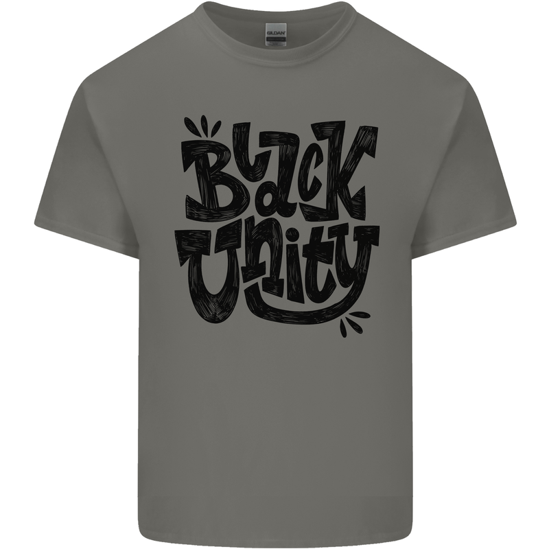 Black Unity Black Lives Matter Juneteenth Kids T-Shirt Childrens Charcoal
