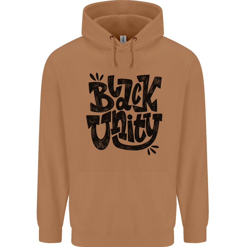 Black Unity Black Lives Matter Juneteenth Mens 80% Cotton Hoodie Caramel Latte