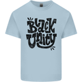 Black Unity Black Lives Matter Juneteenth Mens Cotton T-Shirt Tee Top Light Blue