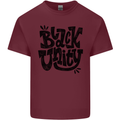 Black Unity Black Lives Matter Juneteenth Mens Cotton T-Shirt Tee Top Maroon